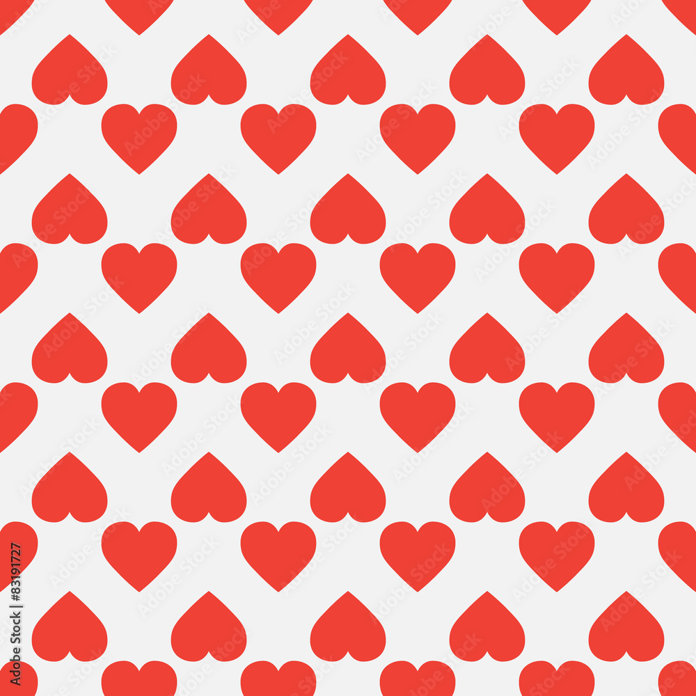 A pattern of hearts A pattern of hearts