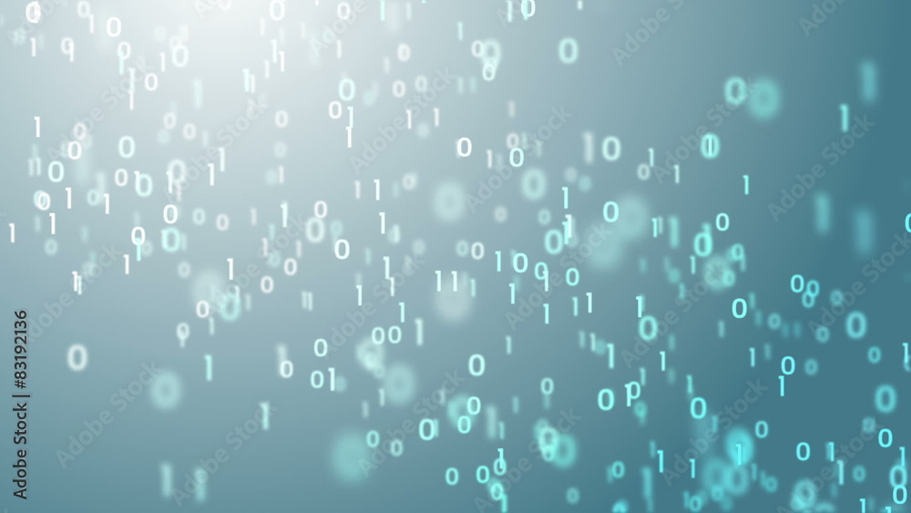 Bytes Paricles World with alpha channel