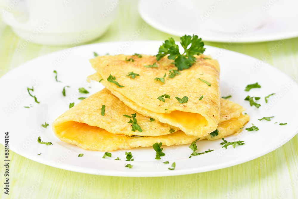 Omelet with herbs Omelet with herbs