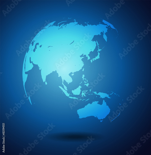 地球・グローバル・日本・Earth map