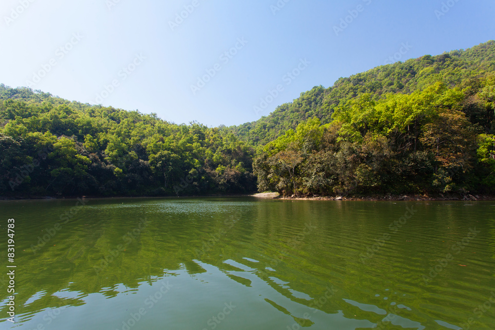 Fototapeta premium Beautiful view of mountain river