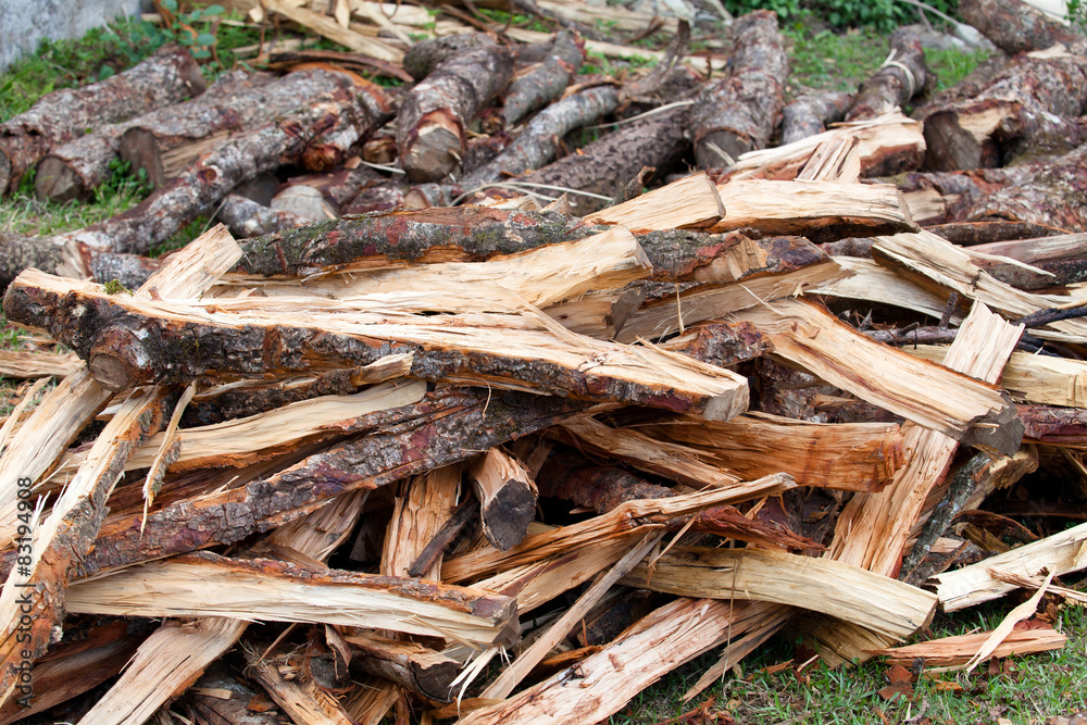firewood stack firewood stack