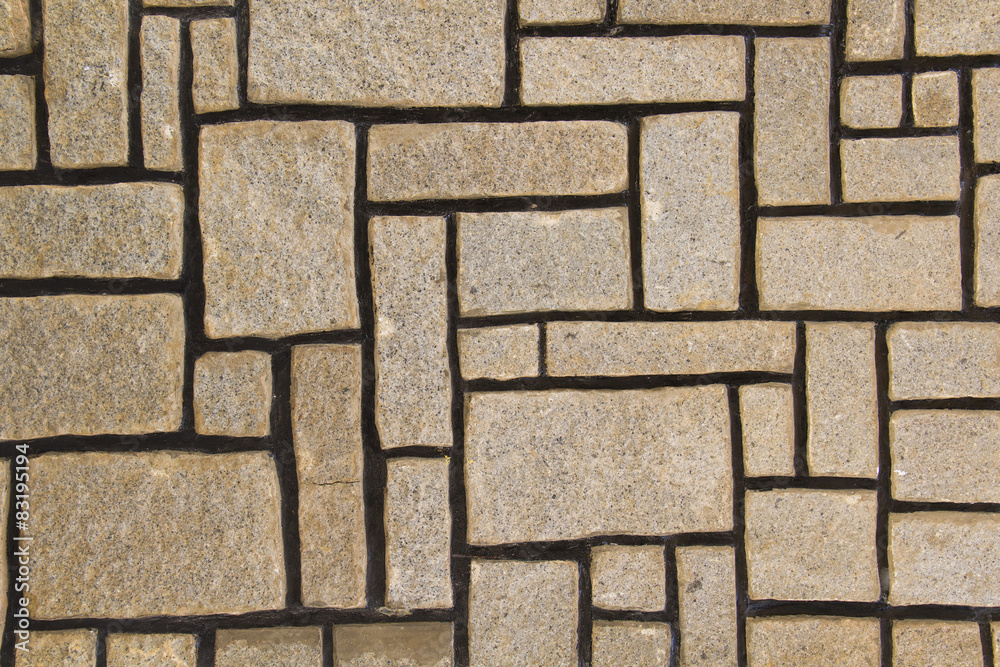 Fototapeta premium dressed wall retro brown brick texture