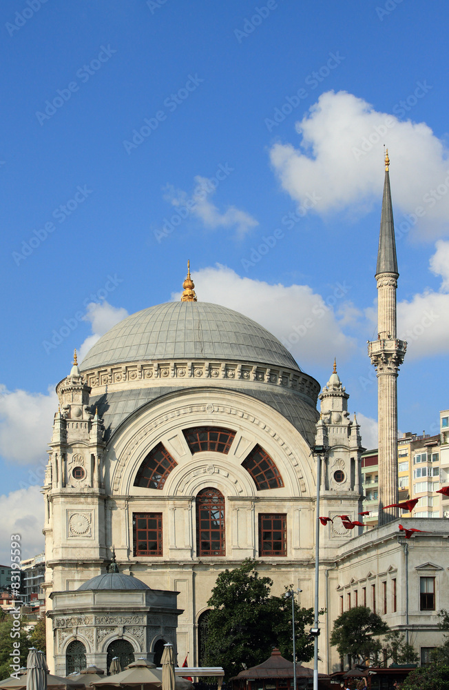 Dolmabahces mosque. Istanbul, Turkey