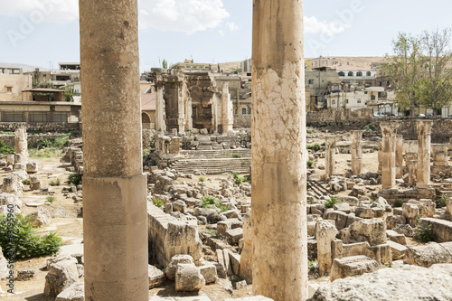 Ruinen in Baalbek, Bekaa-Ebene, Libanon photo