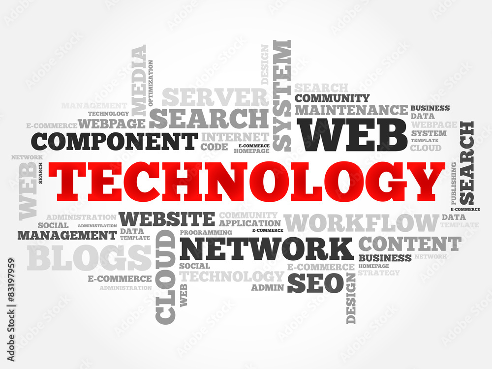 TECHNOLOGY word cloud, business concept TECHNOLOGY word cloud, business concept
