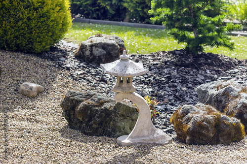 Photography modern japanese style garden