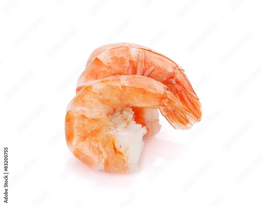 Cooked shrimps