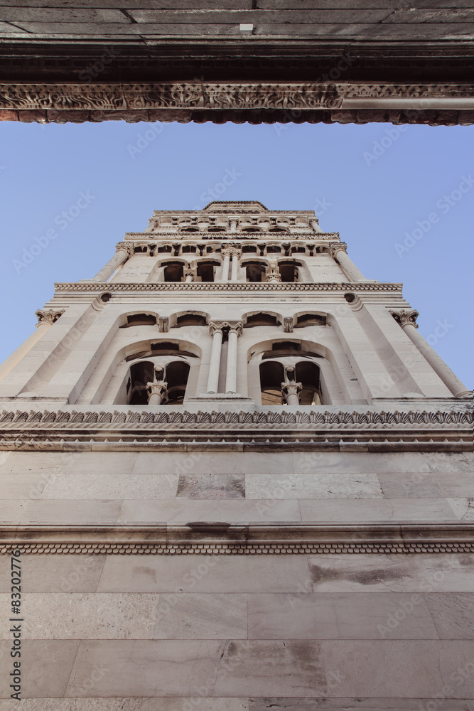 Fototapeta premium Torre Catedral San Duje de Split (Croacia)