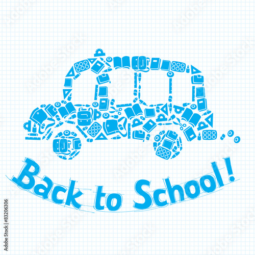 Back to school design template  © passengerz