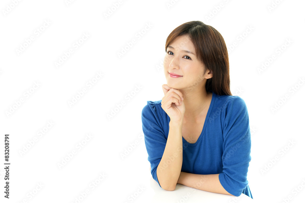 笑顔の女性 笑顔の女性