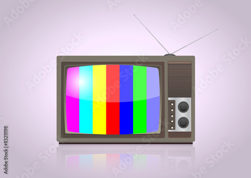 vintage television