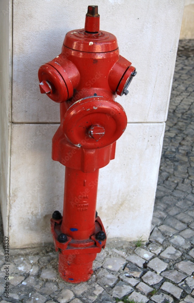 Roter Hydrant