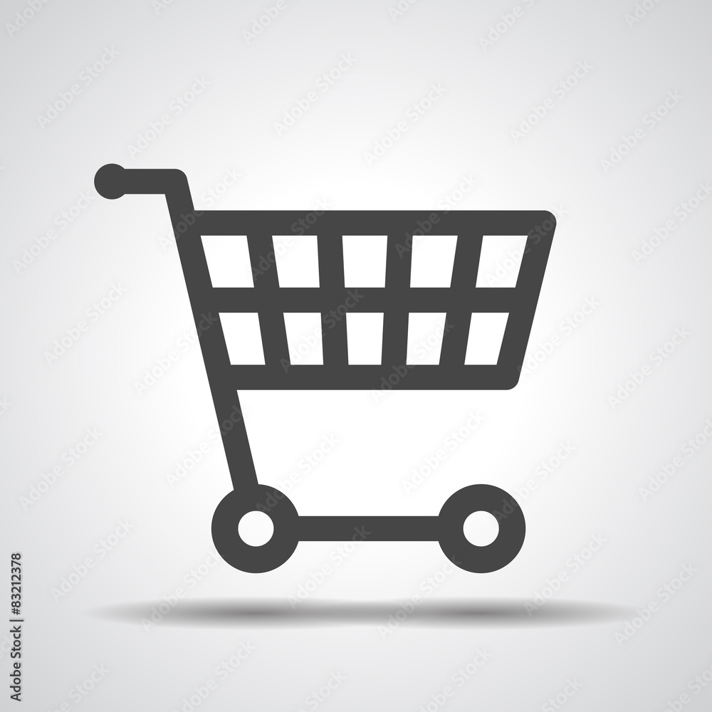 shopping cart icon - vector illustration shopping cart icon - vector illustration