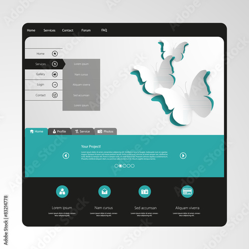 Vector Business Website TEmplate