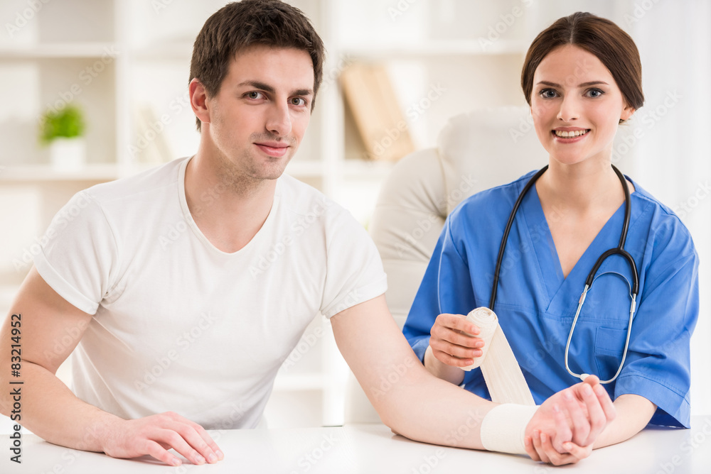 Fototapeta premium At doctor's