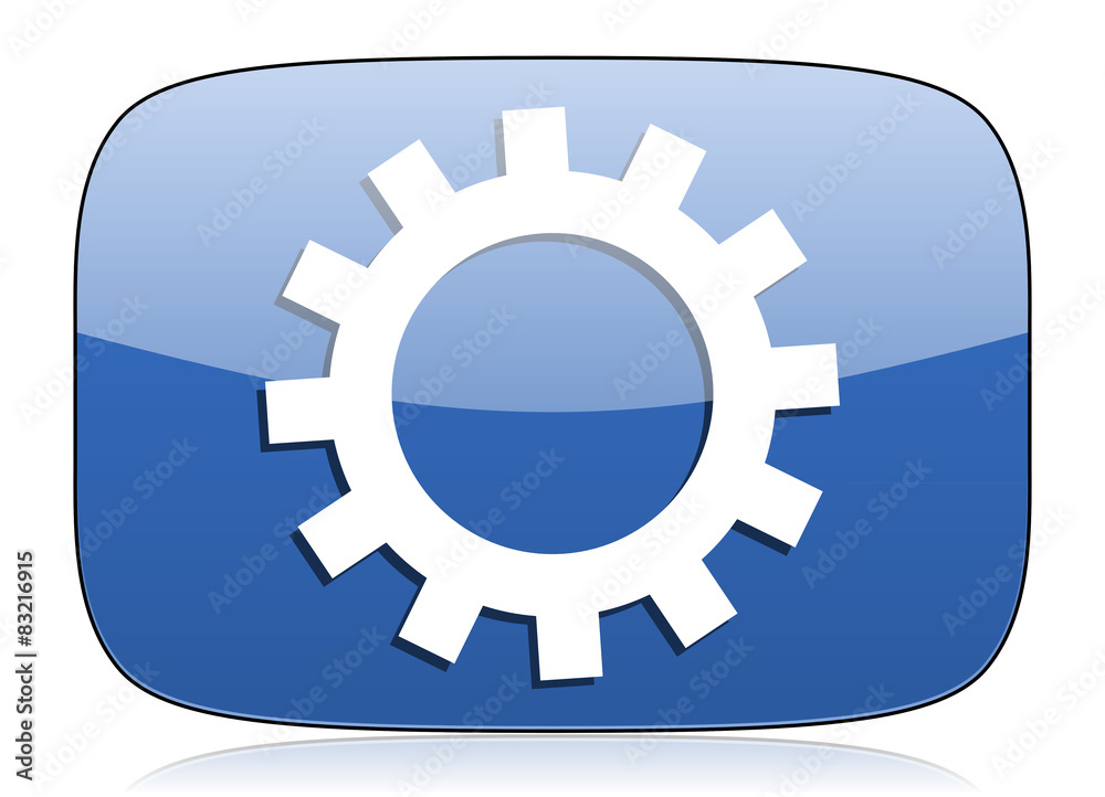 gears icon options sign
