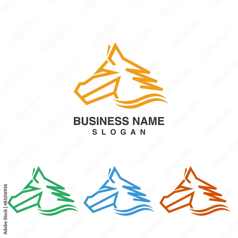 Horse  logo template