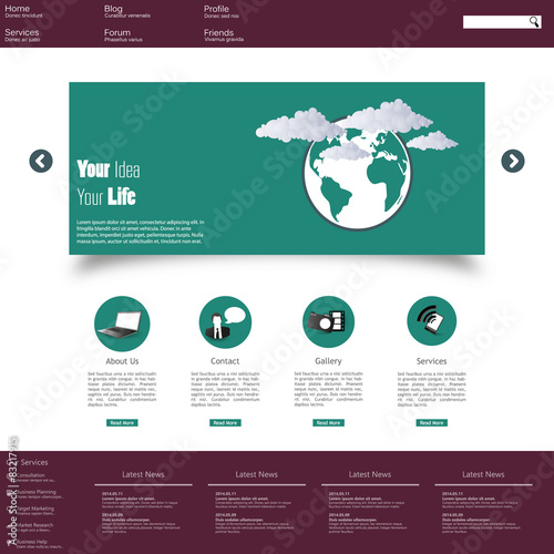 business website template 