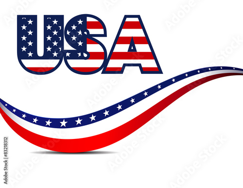 USA Stars and Stripes Background