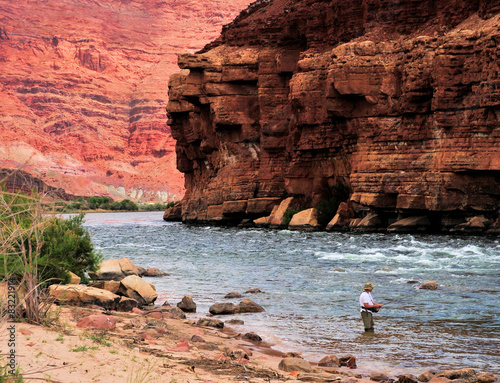 Gone Fishing / Colorado River and Marble Canyon in Arizona: