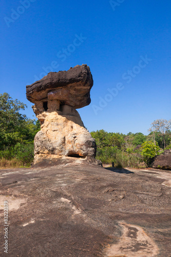 Phu Phra Bath, The giant strange stone in Udonthani, Thailand.