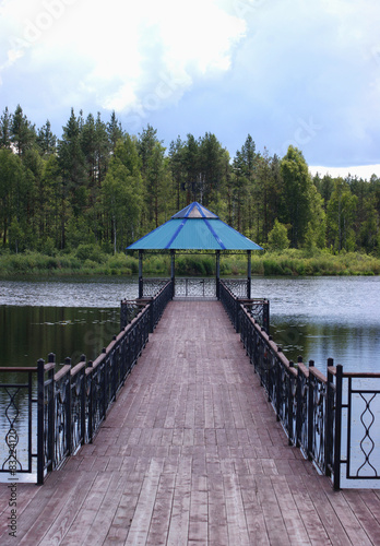 Gazebo on the lake