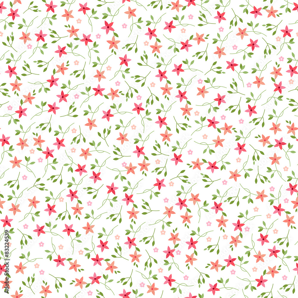 vector floral seamless pattern vector floral seamless pattern