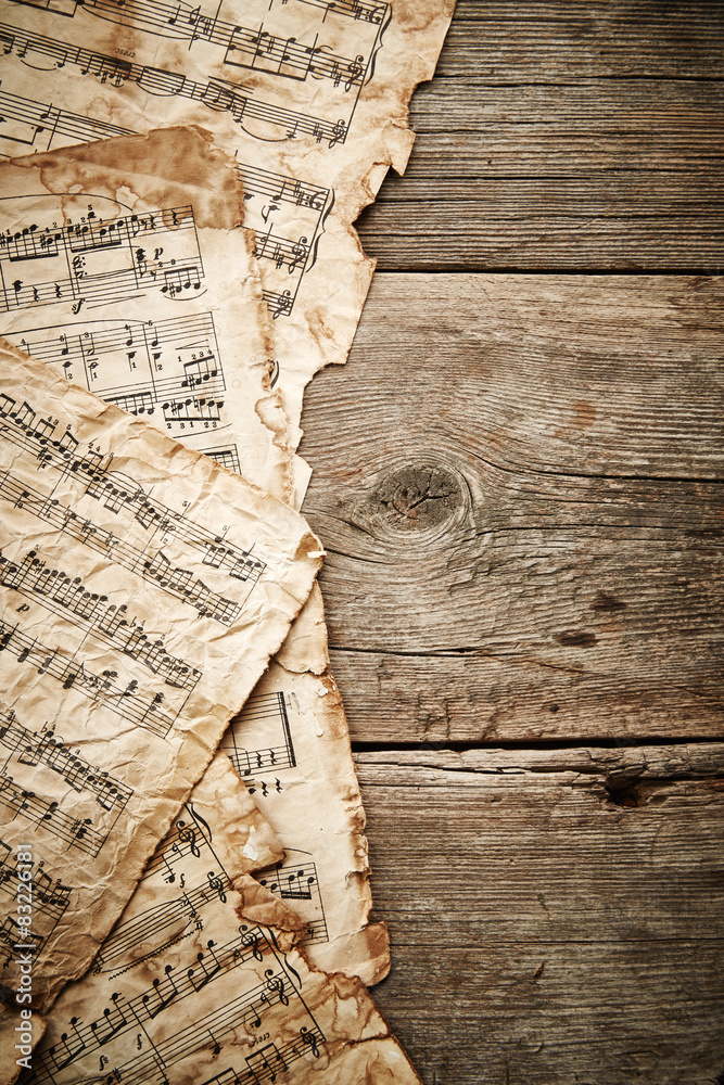 Obraz premium Music sheets