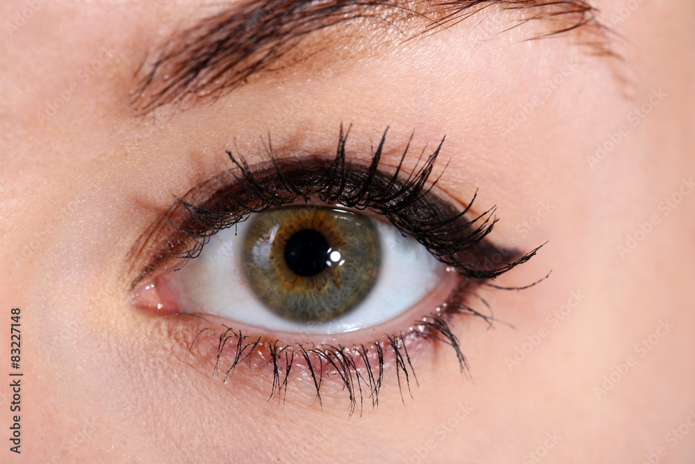 Obraz premium Human eye close up