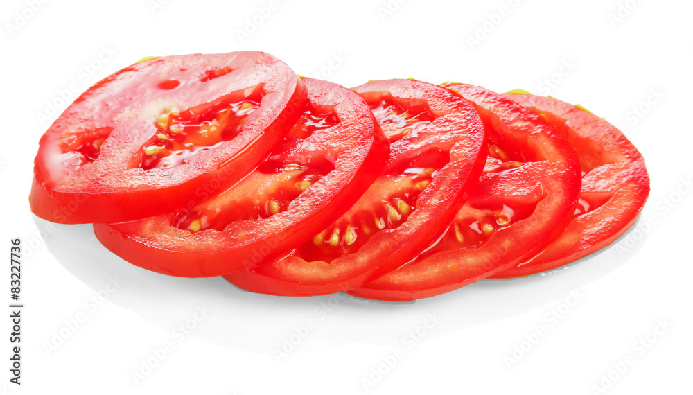 Red sliced tomato Red sliced tomato