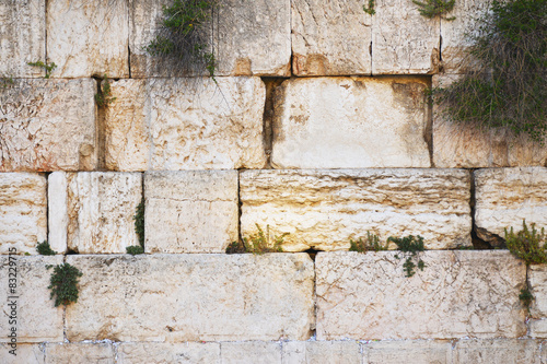 the Western wall in Jerusalem