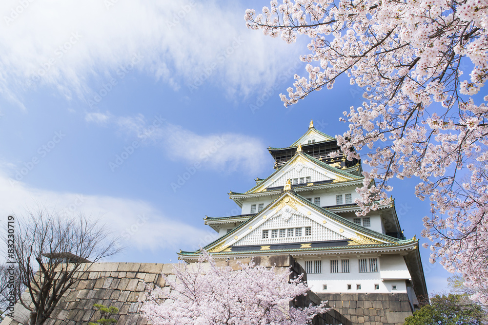 春の大阪城