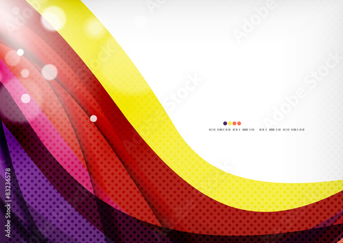 Yellow and purple color lines, abstract background