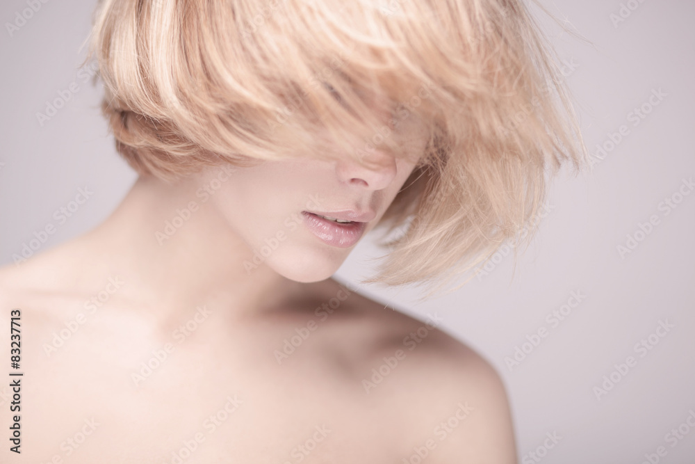 closeup portrait of a stunning blonde beauty closeup portrait of a stunning blonde beauty