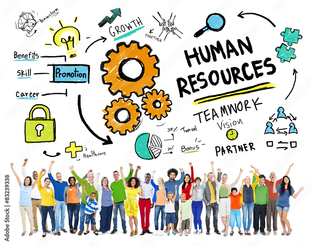 Human Resources Employment Job Teamwork People Concept