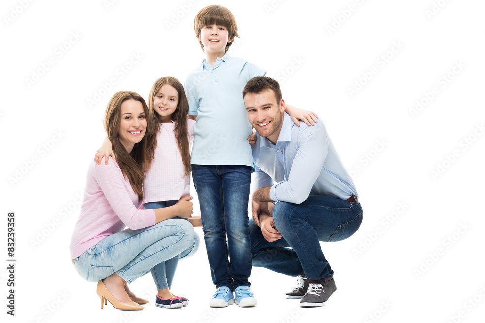 Young family with two kids Young family with two kids