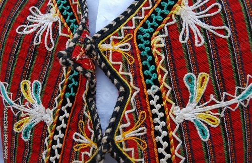 Traditional macedonian costume, details