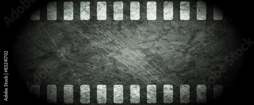 Dark grunge filmstrip abstract background