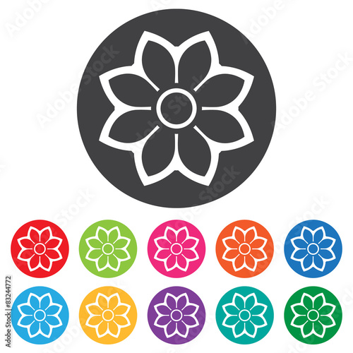 Flower icons