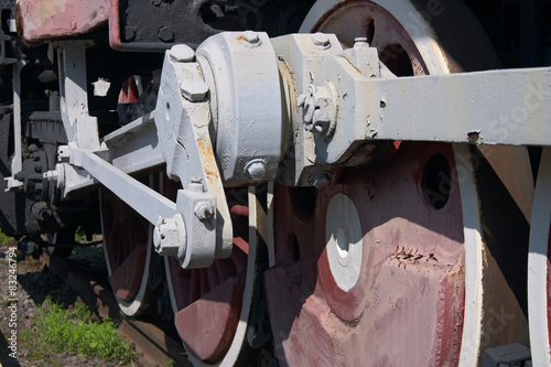 old wheel tank engine