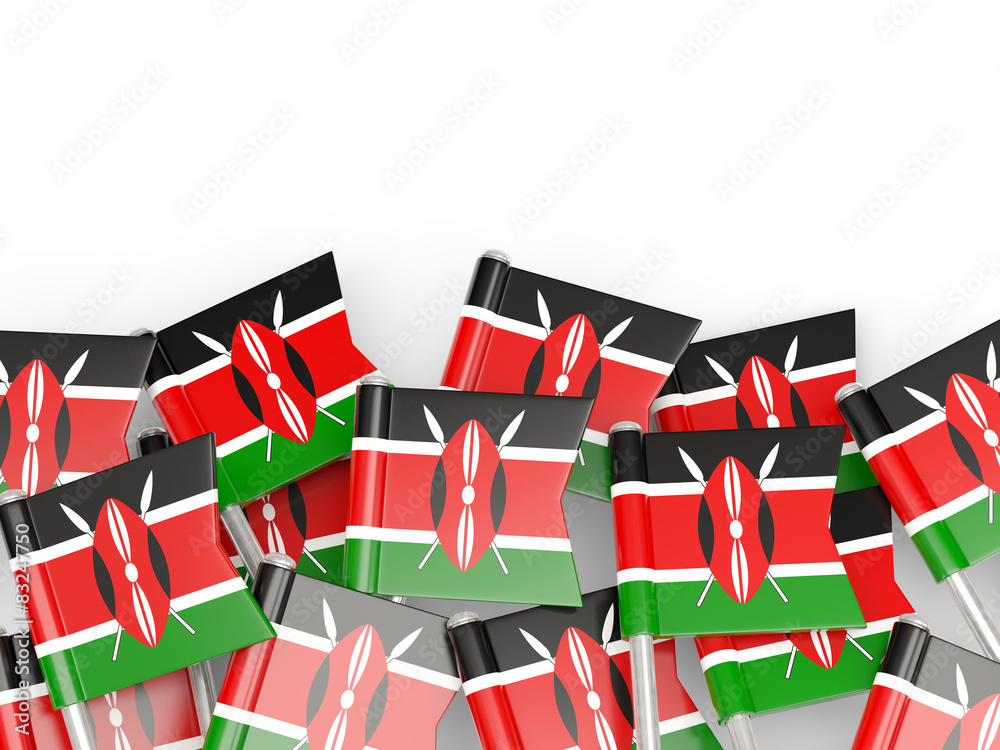 Flag pin of kenya Flag pin of kenya