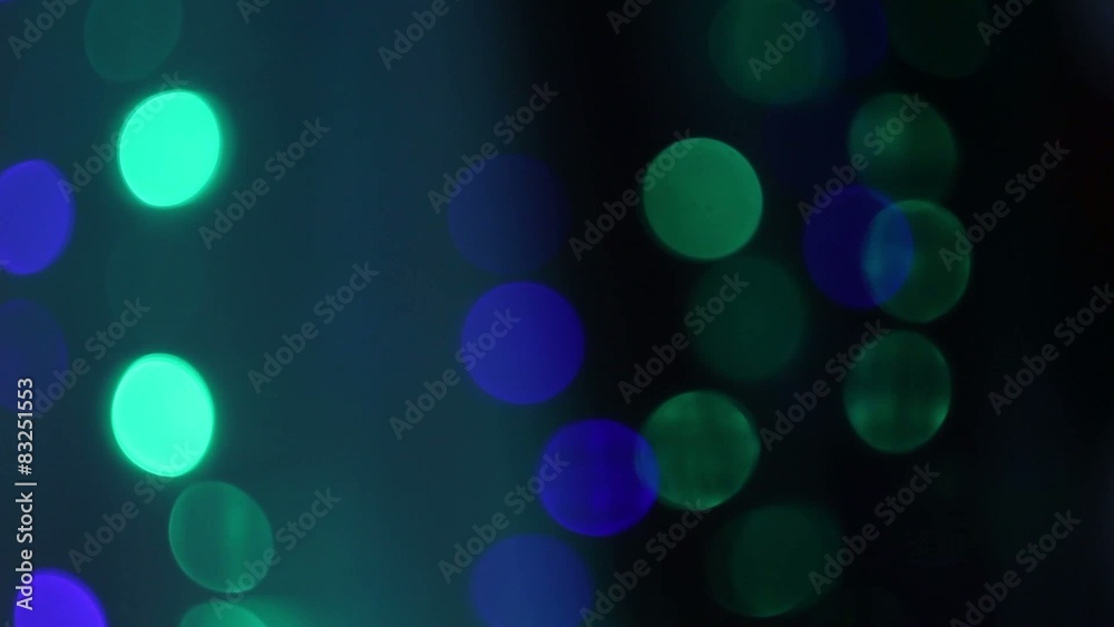 Blinking bokeh lights on dark background Blinking bokeh lights on dark background