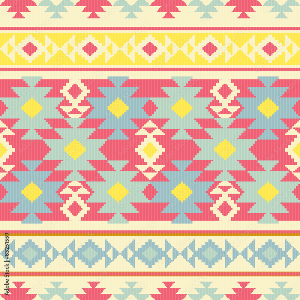 Ethnic carpet seamless pattern