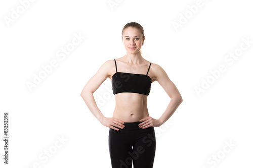 Sporty young woman