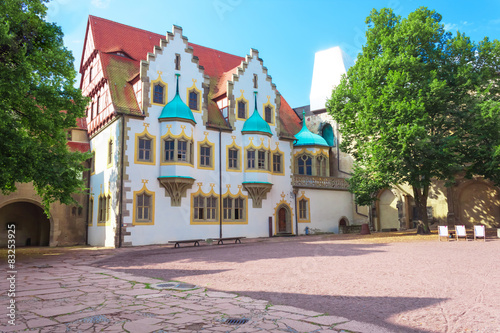 Moritzburg, im Hof