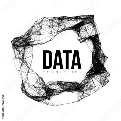 Abstract network connection background