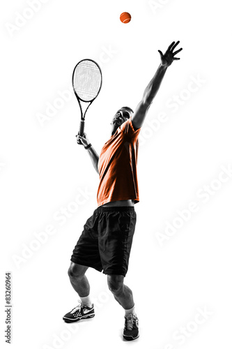 Tennis player isolated. Studio shot © fotofabrika