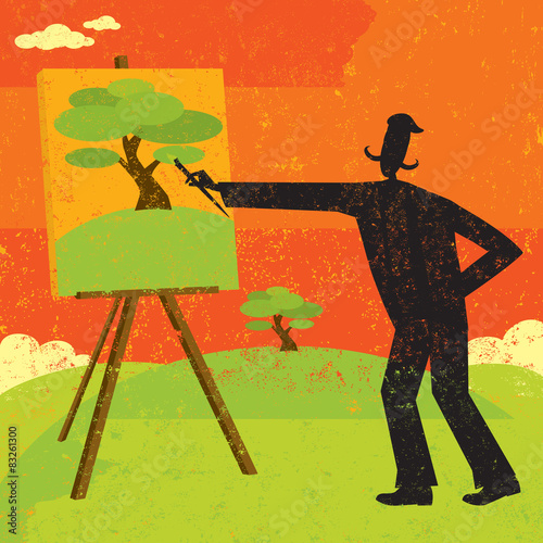 Artist Painting