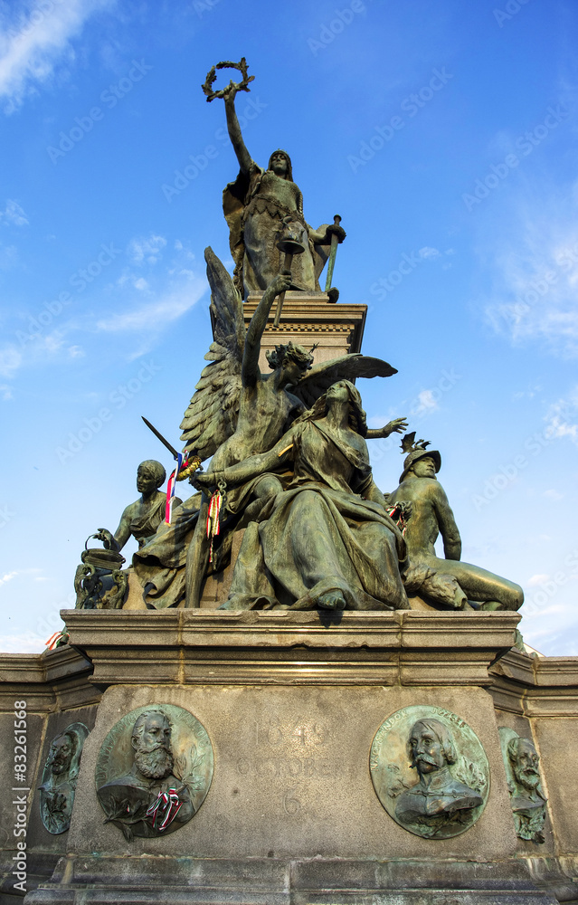 The Liberty Statue in the Reconciliation Park of Arad, Romania